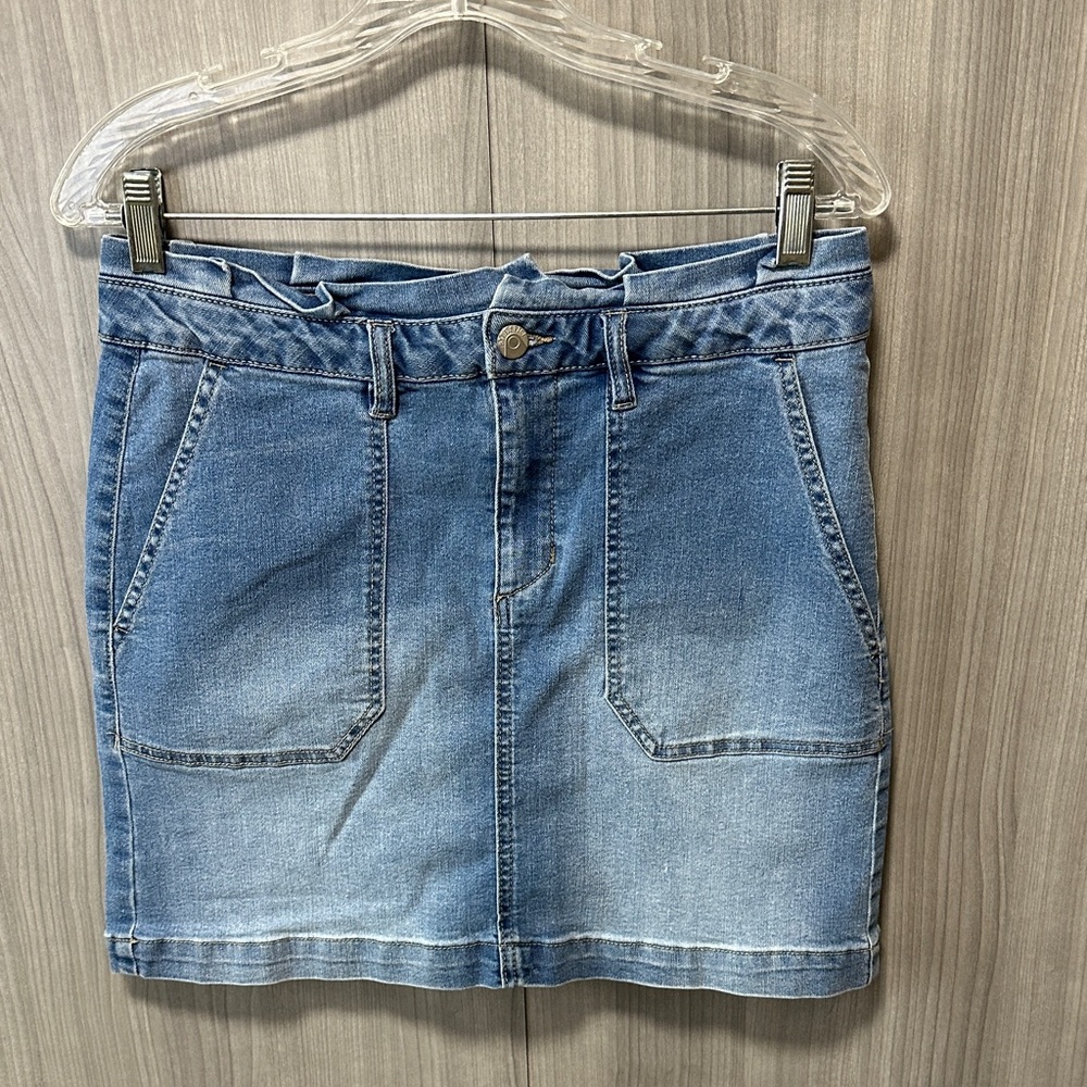 Blue Spice Denim Mini Skirt